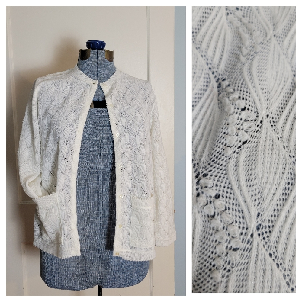 Vintage Open Knit Cardigan